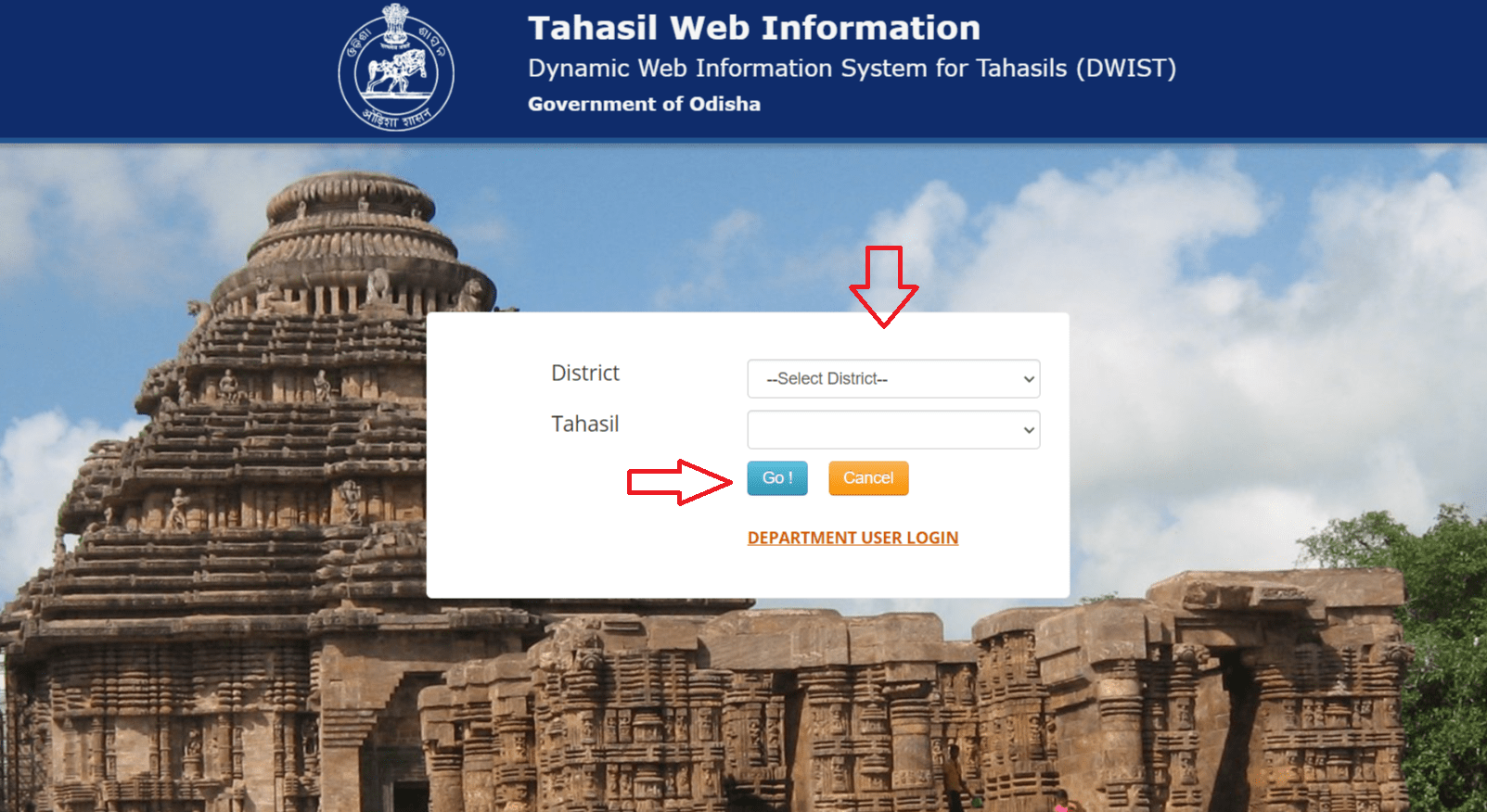 Bhulekh Odisha Tahasil Web Information