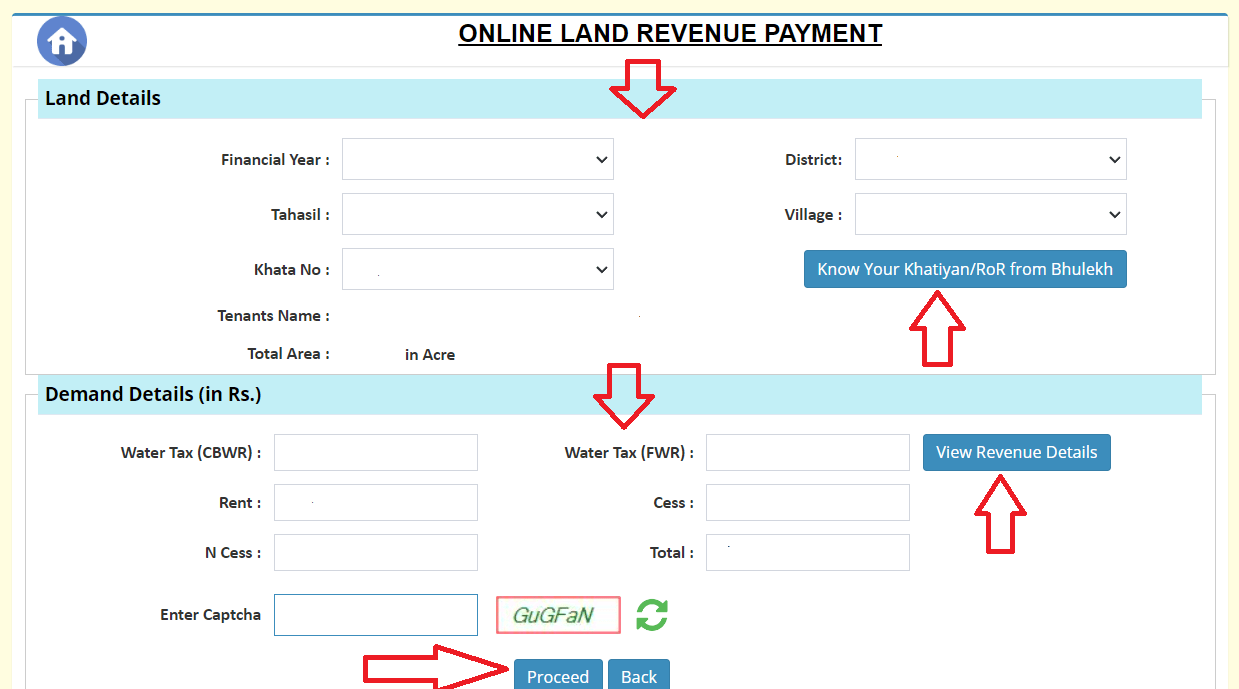 Bhulekh Odisha Online Land Revenue Payment